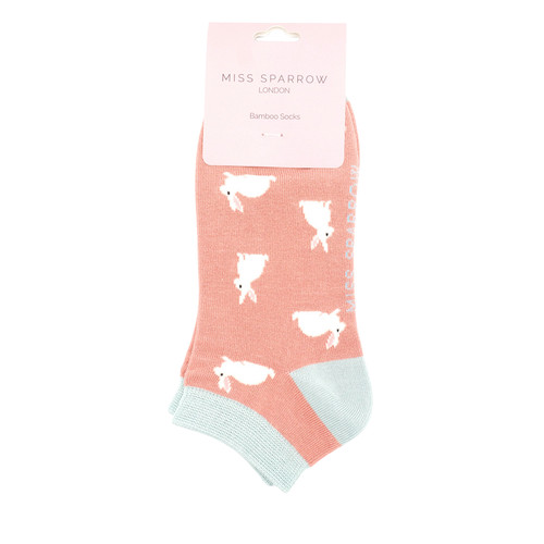Miss sparrow rabbit socks - sparrow,