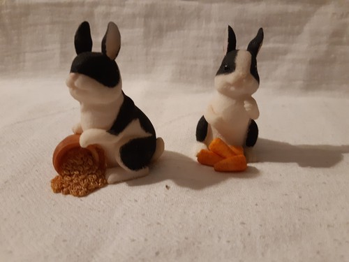 Pair small black - and, white