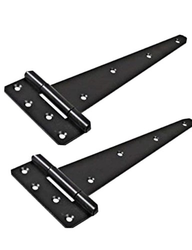 Pair black tee hinge - 4", 100