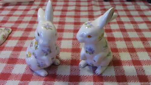 Fine bone china pair - china, rabbit
