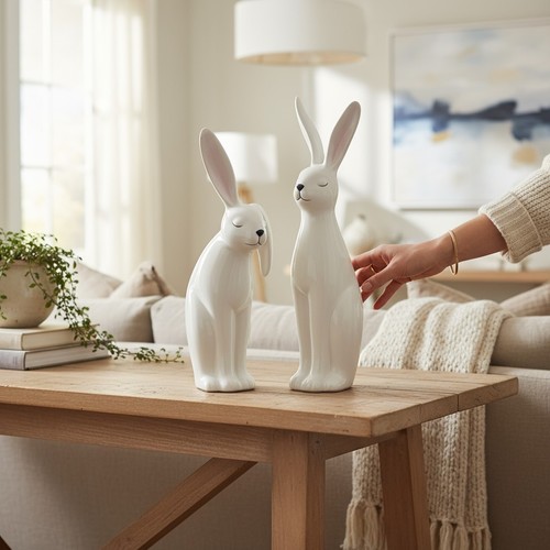 30cm cute white porcelain - 30cm,
