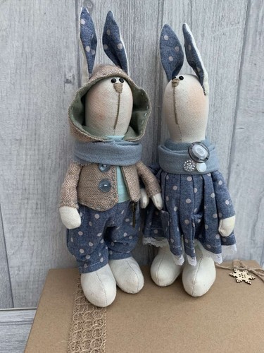 Hand made rabbit - hand, couple