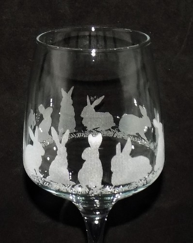 New laser etched - etched, 'rabbit'