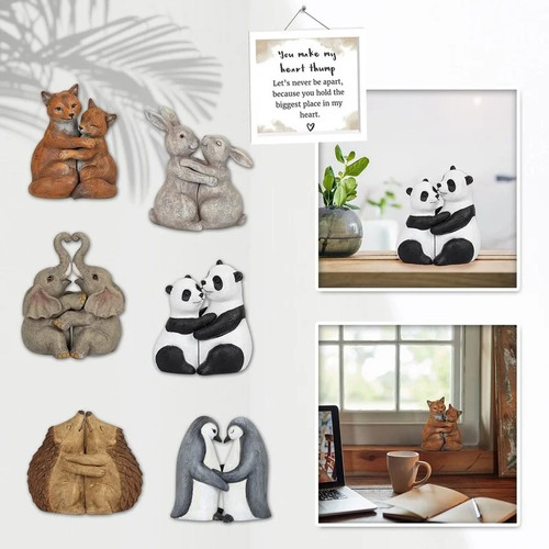 Creative love animal statue - creative,
