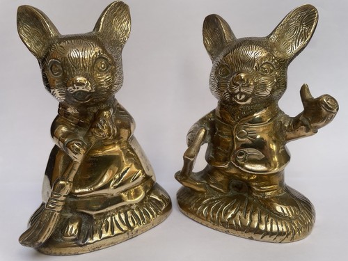 Vintage pair english cast - pair, of