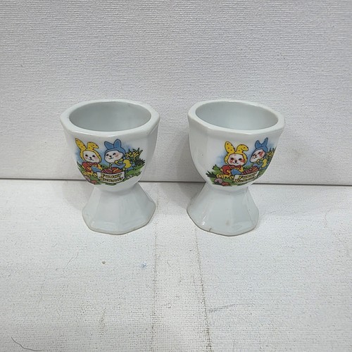 Pair funny bunnies - pair, egg