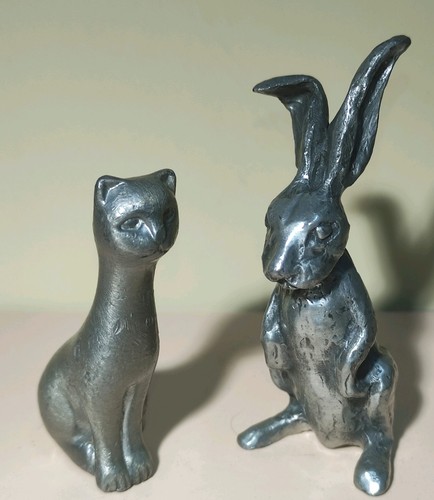 Pair english pewter - pewter, &