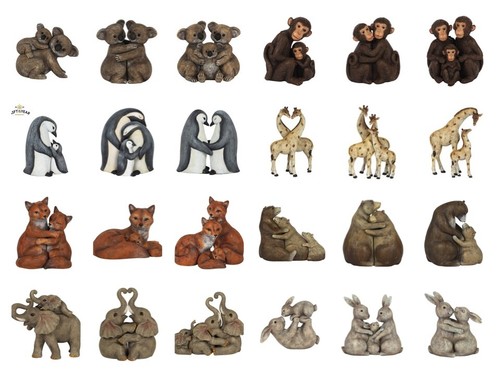 Various resin animal ornament - various,